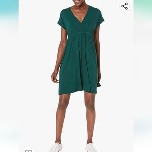 NWT waisted mini V neck dress